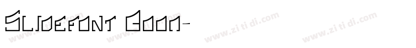 Slidefont Boom字体转换
